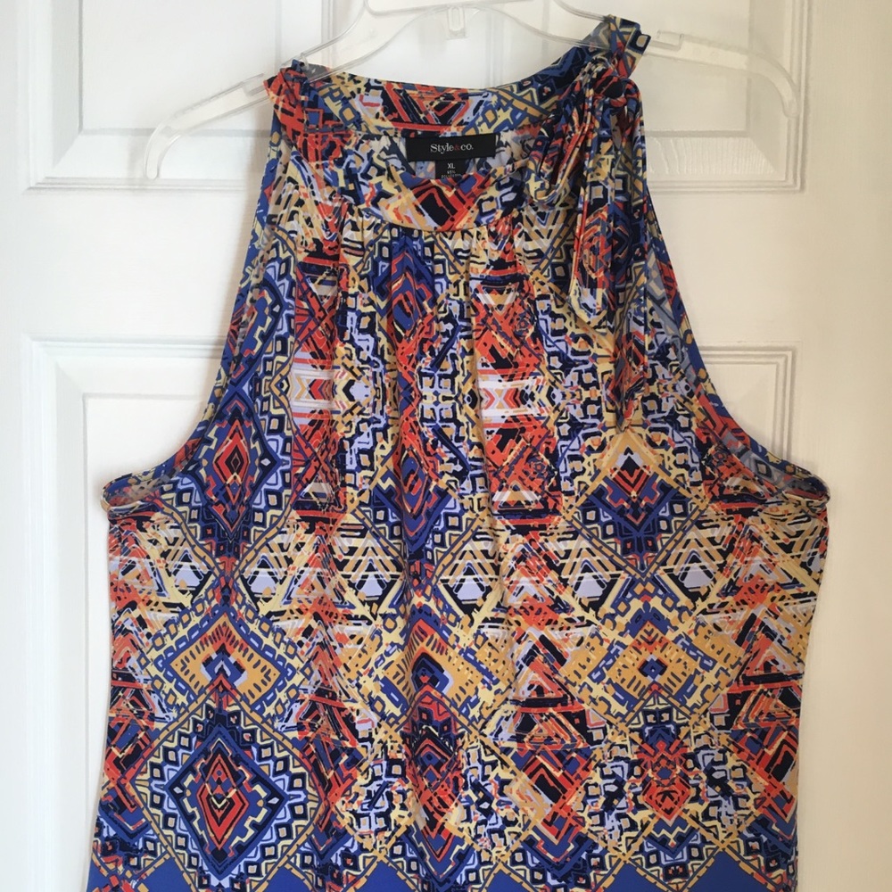 Style & Co Halter Swing Tank